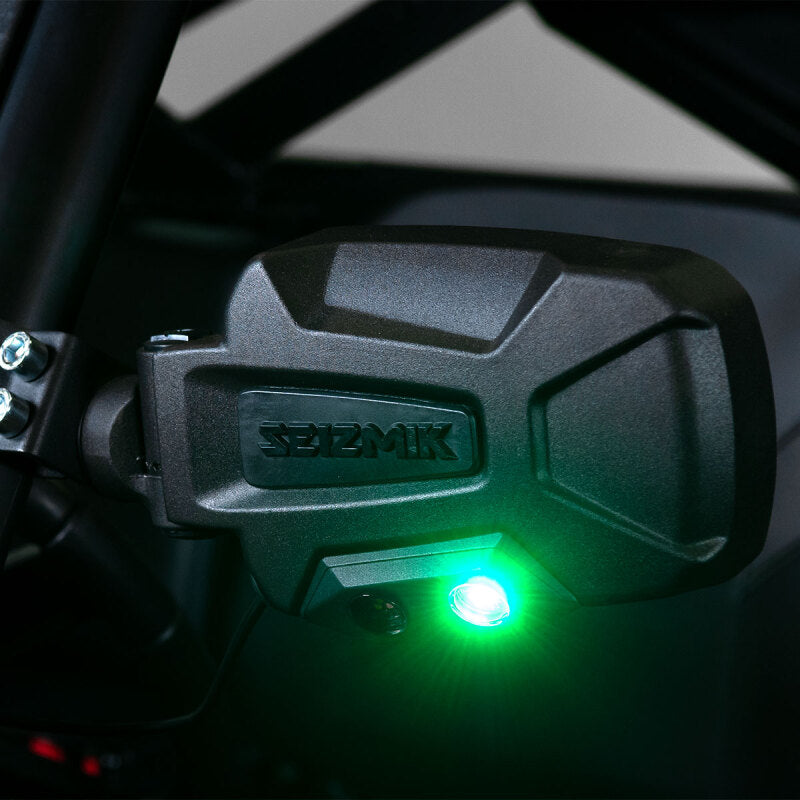Seizmik 01+ ACat/ Hon/ Kaw/Pol/ Yam Pursuit Night Vision LED Sideview Mirror - 1.75 in. Clamp Pair