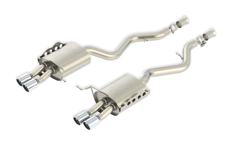 Borla 15-16 Ford F-150 3.5L EcoBoost Ext. Cab Std. Bed Black Chrome CB Exhaust ATAK Truck Side Exit