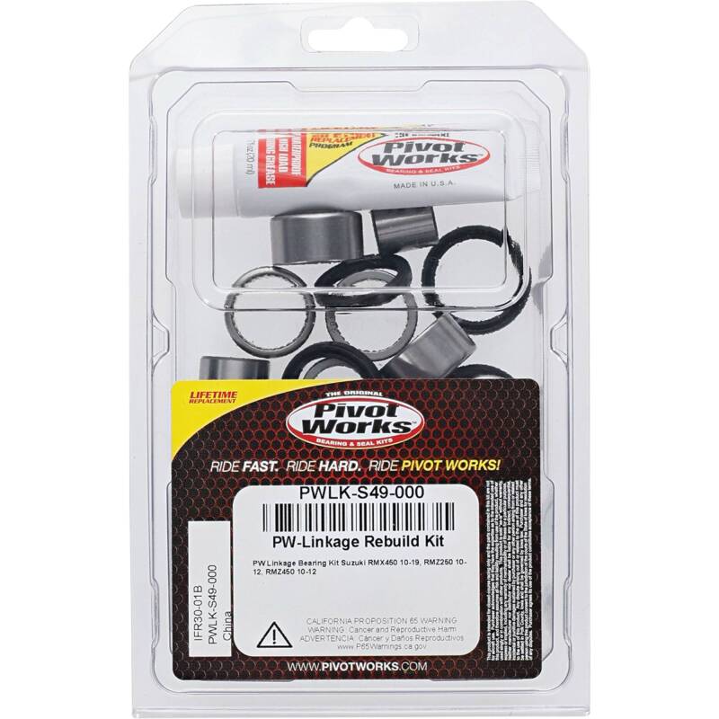 Pivot Works 10-12 Suzuki RMZ250 Linkage Bearing Kit