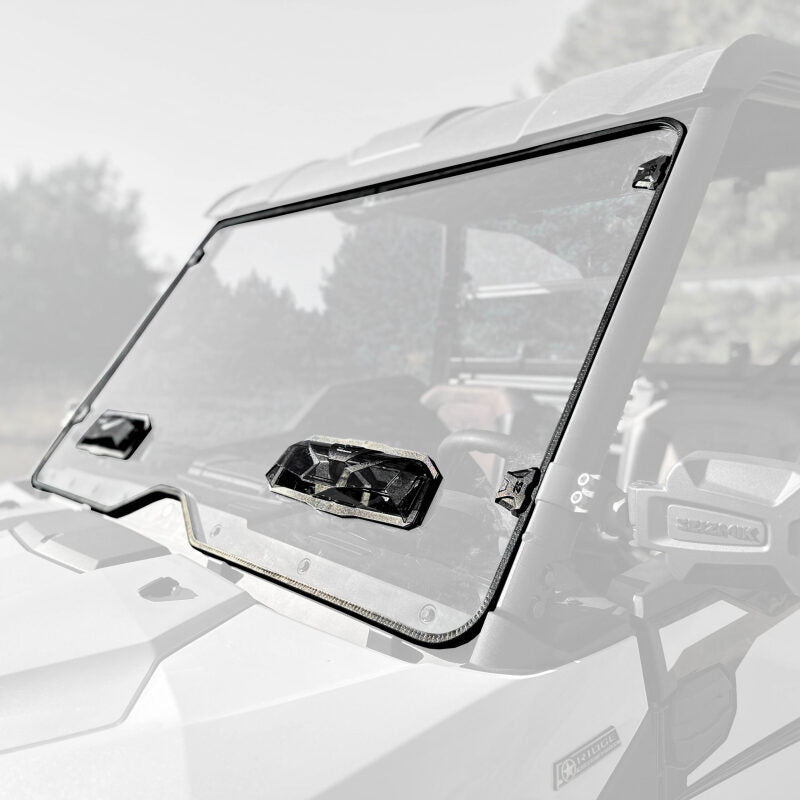 Seizmik 24+Kawasaki Ridge Ranch Tool Less Windshield - UV