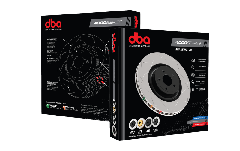 DBA 02-06 Chevrolet Avalanche 2500 (Excl 2in Body Raise) Front 4000 Series Plain Rotor