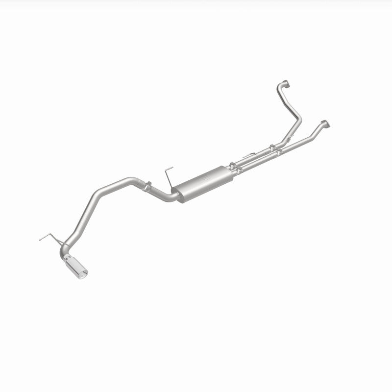 MagnaFlow CatBack 07-15 Nissan Titan V8 LGAS/LFLEX Single MF Polished Stainless Exhaust