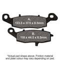 EBC 09-10 Kawasaki ER 6N ER 650 Front Left/Right Sintered HH Brake Pads