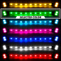 XK Glow Black - Motorcycle Highway Bar Switchback Driving Lights DRL Turnsignal