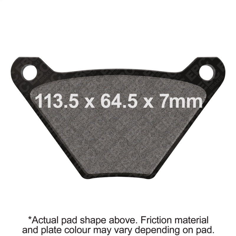 EBC 73-77 Harley-Davidson Dyna FX/FXE Rivet type Rear Right FA-SFA-TT-X Brake Pads