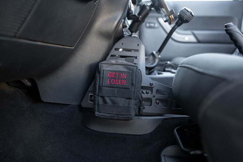 DV8 07-18 Jeep Wrangler JK Center Console Molle Panels & Device Bridge