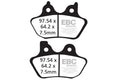 EBC 00-07 Harley-Davidson Touring FLHR Road King Front Left/Right Sintered HH Brake Pads