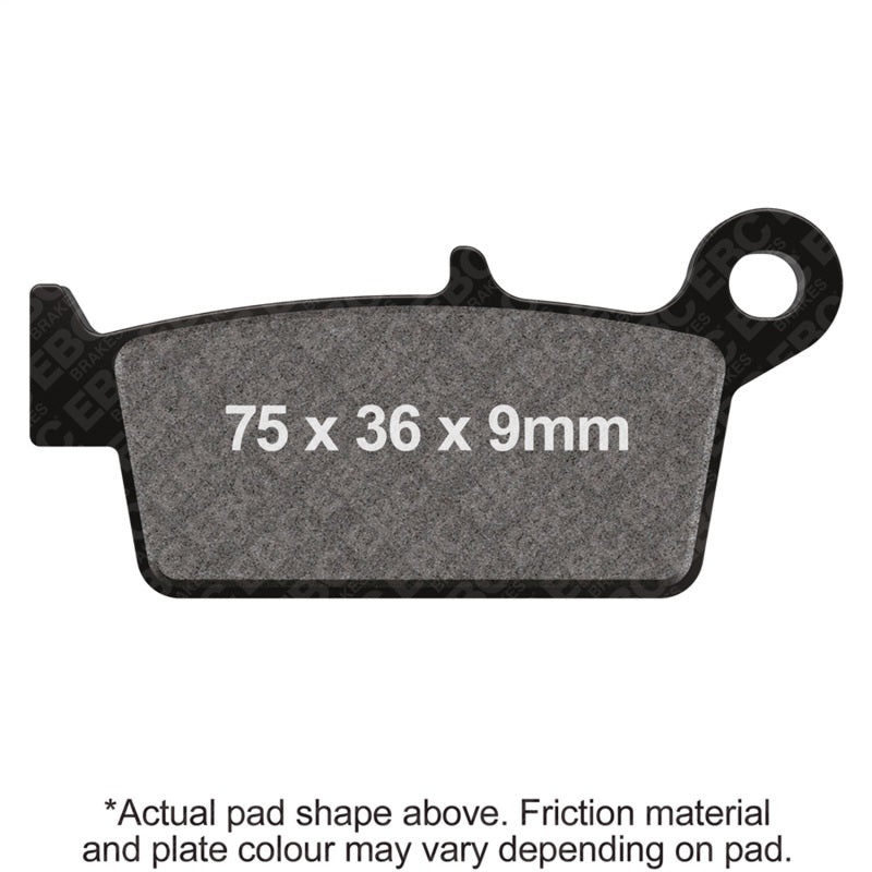 EBC 02-05 MZ/Muz SX/SM 125 Front Left R Series Sintered Brake Pads Brake Pads
