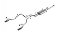 Borla 07-21 Toyota Tundra w/ Long Bed Cat-Back Touring SS Catback Exhaust w/ Black Chrome Tips