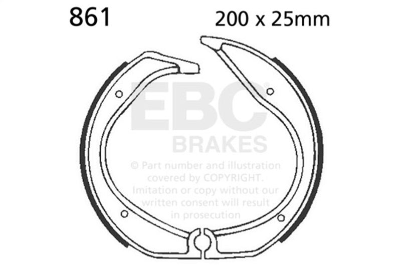 EBC 84-90 BMW K 75 75-2 Rear Left FA-SFA-TT-X Brake Pads