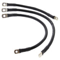 All Balls Racing 04-06 Harley-Davidson FXD Super Glide Battery Cable Kit Black