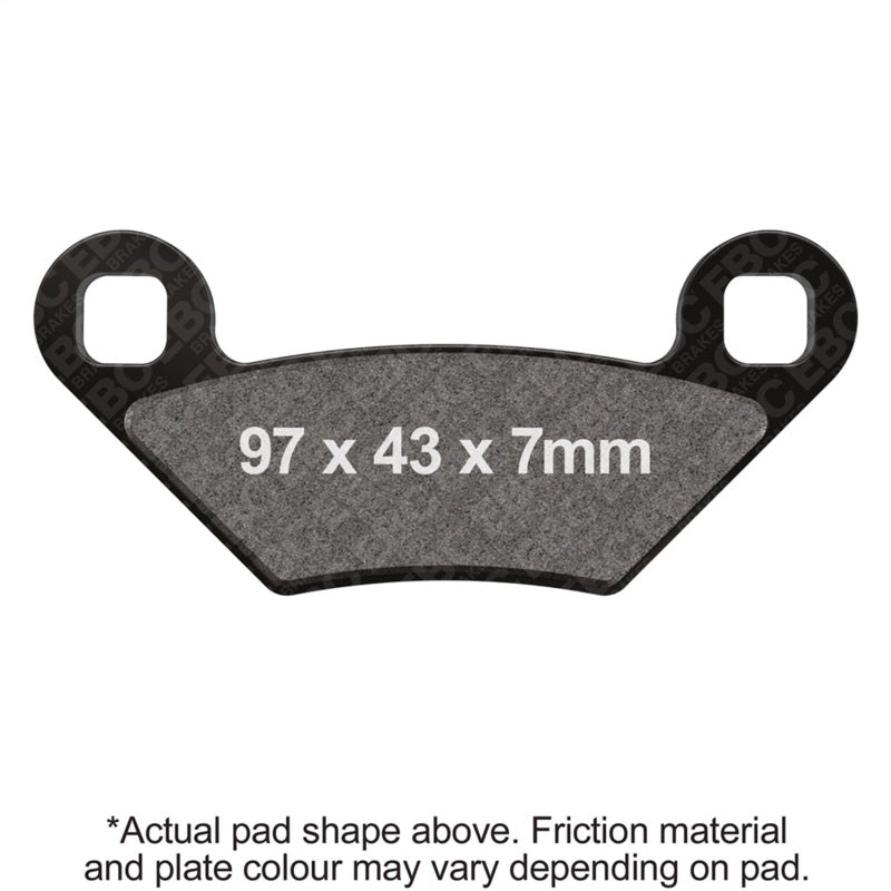 EBC 21-23 Polaris Sportsman 450 HO Front Left/Right FA-SFA-X Brake Pads
