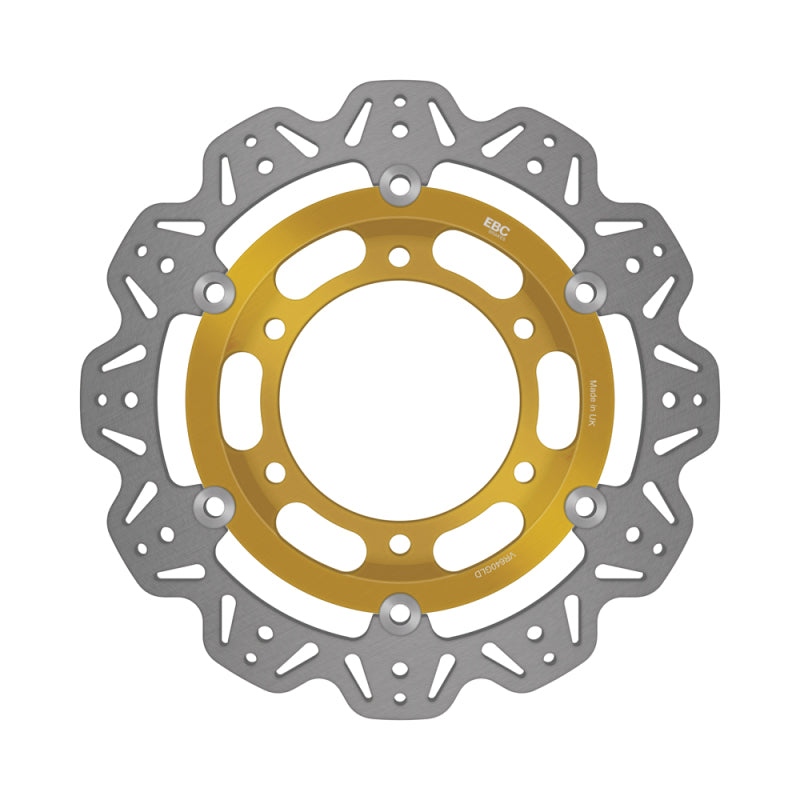EBC 1992 Triumph Hinckley Daytona 750 3 cyl Front Left/Right Vee Floating Gold Rotor