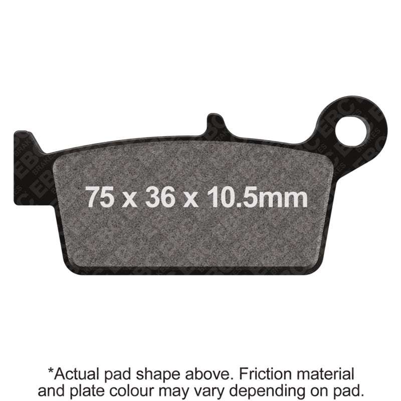 EBC 02-05 MZ/Muz SX/SM 125 Front Left FA-SFA-X Brake Pads