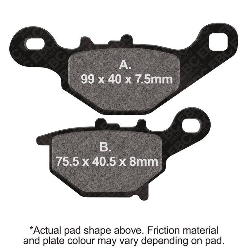 EBC 05-12 Suzuki RM 85 Front Left/Right R Series Sintered Brake Pads