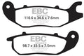 EBC 04-10 Honda CBR 125 R (6 Bolt Front Disc/Canada)Front Left FA-SFA-X Brake Pads