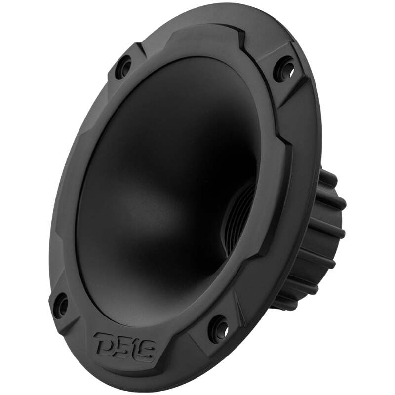 DS18 1in Twist-On Throat Horn 45 Degree 1.77in Depth Black Shallow