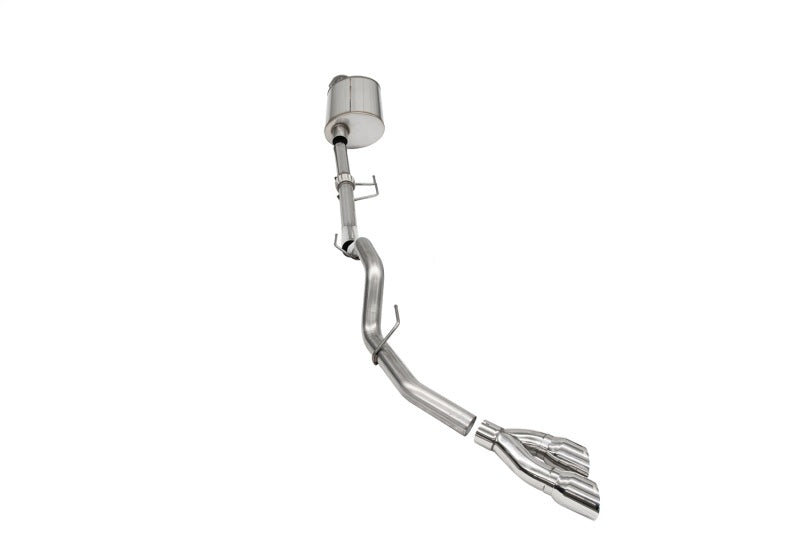 Corsa 2021-2025 Ford F-150 Regular Cab/ 8in Bed 3.5L V6 Sport Cat-Back Single Side Exit-Polished