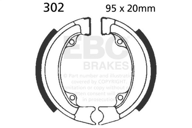 EBC 81-82 Honda NX 50 M Express SR Rear Left FA-SFA-TT-X Brake Pads