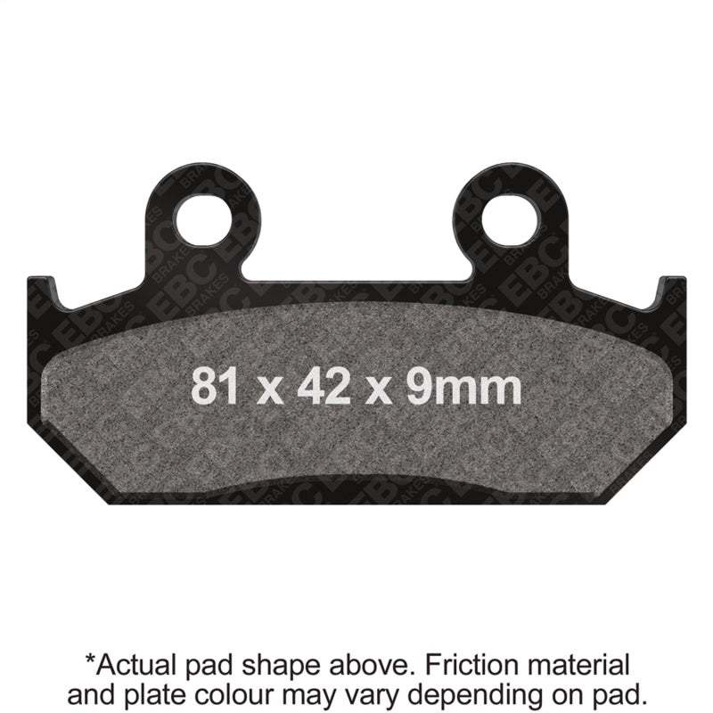 EBC 87-90 Honda CBR 600 F Hurricane Front Left/Right Sintered HH/R Brake Pads