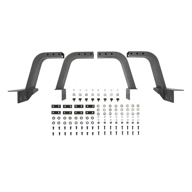 Westin 20-25 Jeep Gladiator Overland Cargo Rack Base - Textured Black