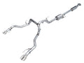 AWE Tuning 2021+ Ford F150 Tremor w/ Bumper Cutouts 0FG Resonated Cat-Back w/ Chrome Silver Tips
