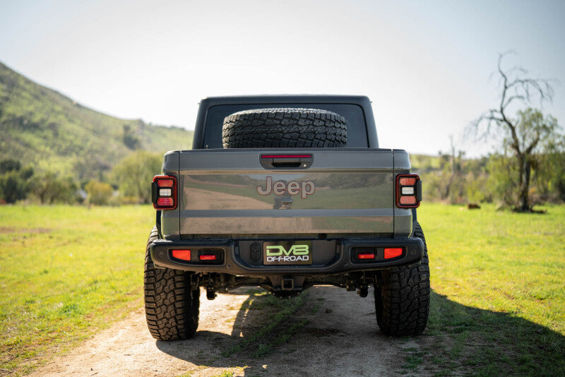 DV8 Offroad 2020+ Jeep Gladiator JT Adjustable In-Bed Tire Carrier