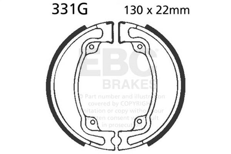 EBC 1983 Honda CR 125 RD Front Left Sintered HH/R Brake Pads