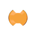 KC HiLiTES SlimLite 8in. LED Light Shield Driving (Shield Only) - Amber
