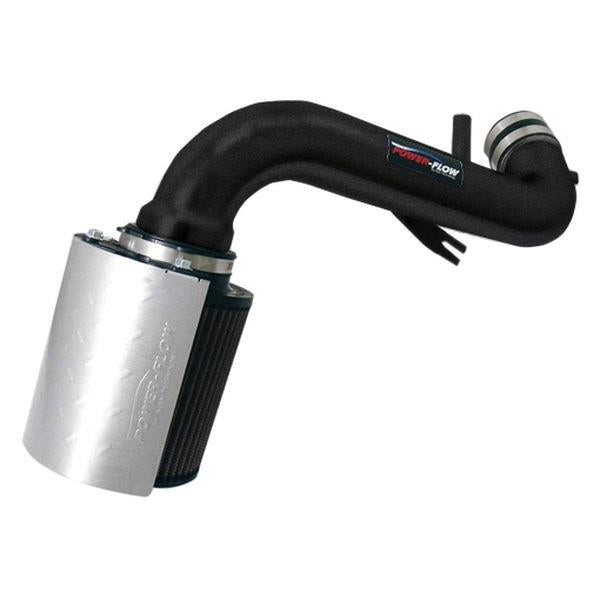 Injen 05-06 Dakota / 06-07 Raider 4.7L V8 Power-Flow (incl. Diamond plate heat shield) Wrinkle Black