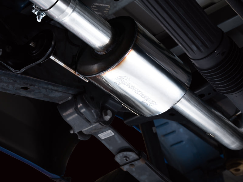 AWE 21+ Ford F150 Dual Side Exit Cat-Back Exhaust - 4.5in Diamond Black Tips *For Stock Y-Pipe Only