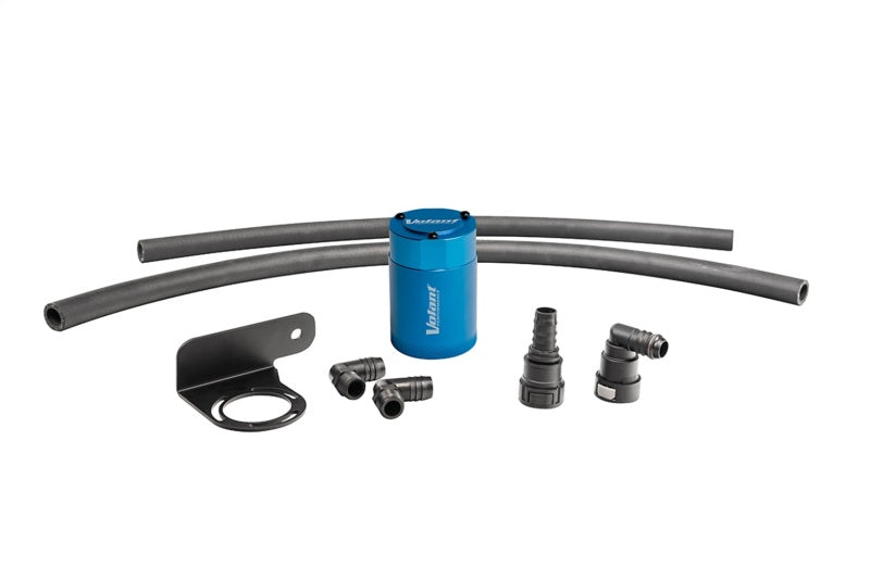 Volant 15-25 Ford F-150 Auto 3oz Aluminum Oil Catch Can w/Mounting Bracket - Blue