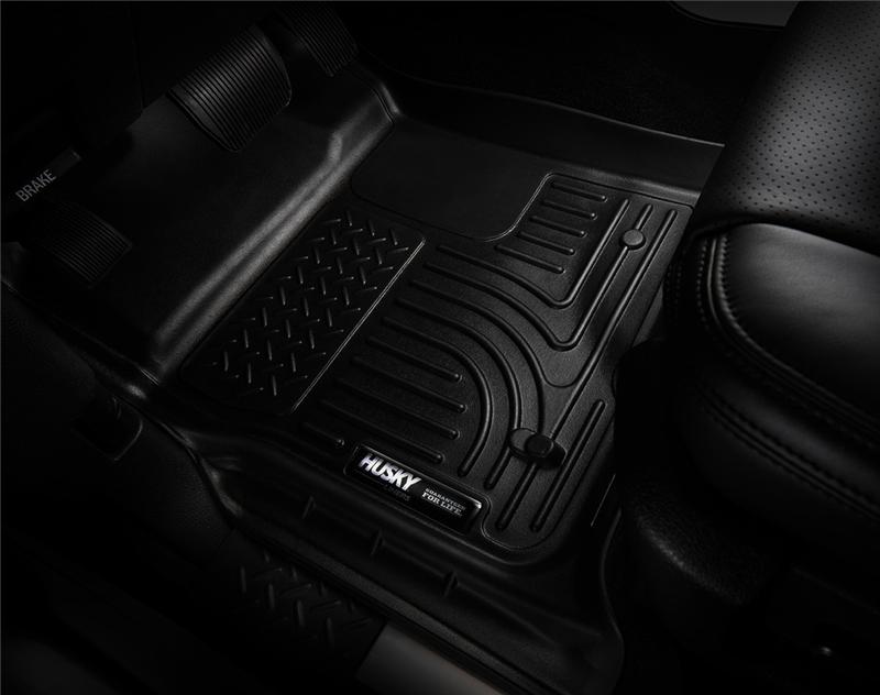 Husky Liners 03-08 Dodge Ram 1500/2500/3500 Quad Cab WeatherBeater Combo Black Floor Liners