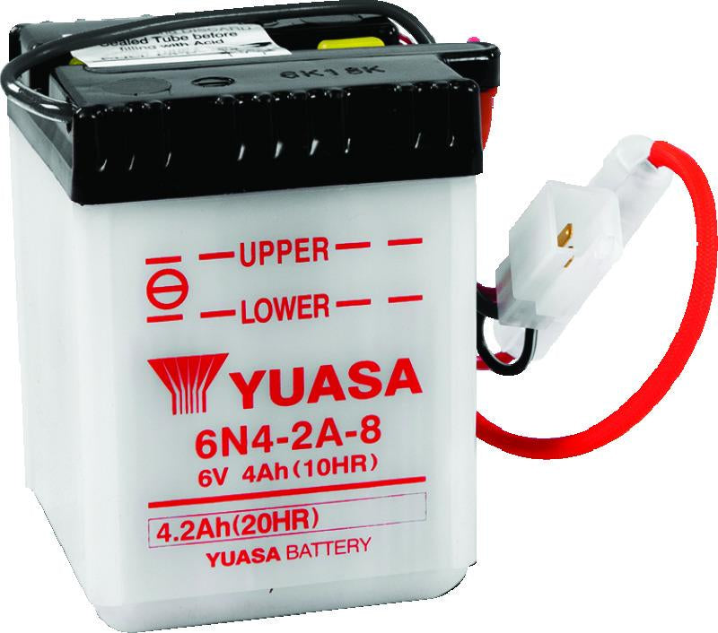 Yuasa 6N4-2A-8 Conventional 6-Volt Battery