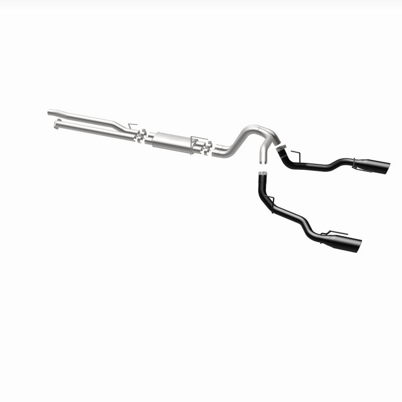 MagnaFlow SYS Cat-Back 2017 Ford F-150 Raptor 3.5L Dual Black Coated 3in Tips