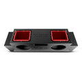 DS18 2007-23 Jeep JKU/JLU Subwoofer Enclosure 2x 12in Down Fire LED Lights (w/out Amplified System)