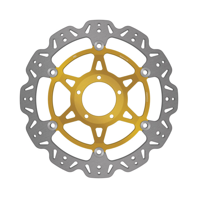 EBC 2008 Ducati Desmosedici RR D16RR/989cc Front Left/Right Vee Floating Gold Rotor