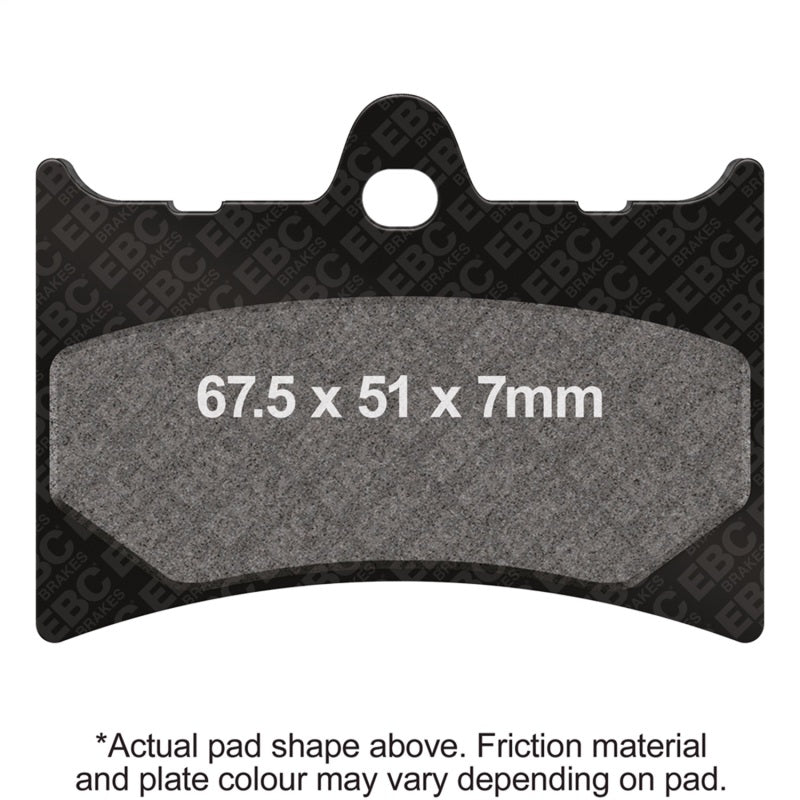 EBC 1987 KTM MX/EXC 250 Rear Left FA-SFA-TT-X Brake Pads