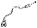 AWE Tuning 21-25 Ford F150 (14th Gen Reg Cab) Cat-Back Exhaust - 4.5in Dual Side Exit Chrome Tips