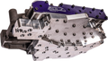 ATS Diesel 17-19 Dodge 68RFE Billet Channel Plate Valve Body Assembly (Blue Connector Solenoid Pack)