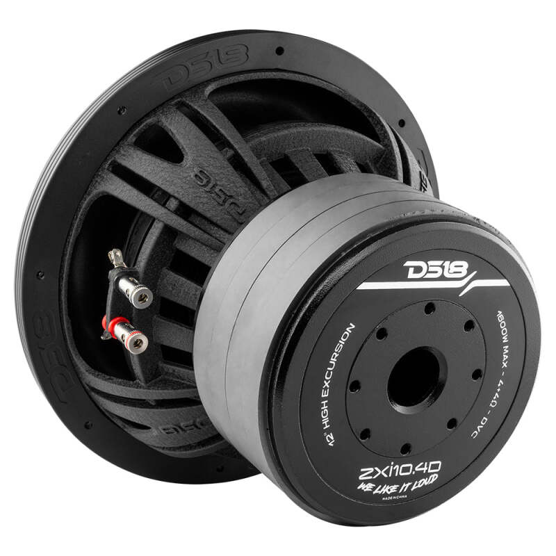 DS18 10in 800 Watts RMS 4 ohm DVC High Excursion Subwoofer