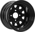 ITP Delta Steel 12x7 / 4x110 BP / 2+5 Offset Black Wheel