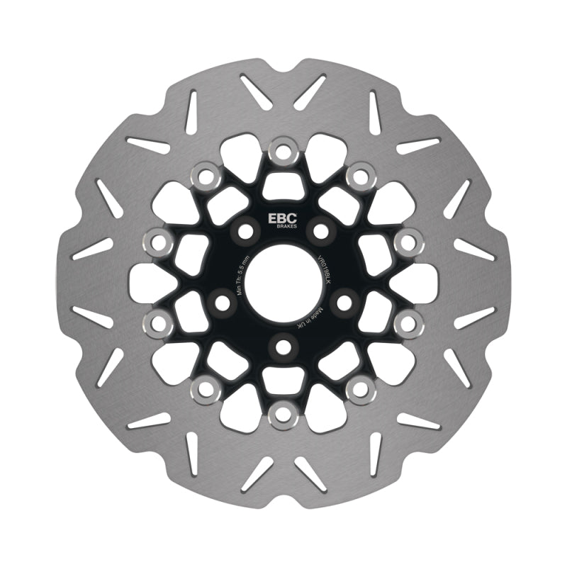EBC 87-99 Harley-Davidson Softail FXST/B/C/S/FLST/C/F/S/N Rear Black Vee Rotor