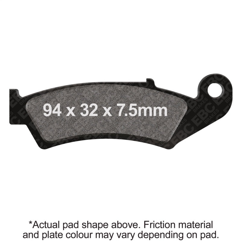 EBC 87-88 Honda CR 125 RH Front Left/Right R Series Sintered Brake Pads Brake Pads
