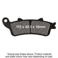 EBC 11-14 Honda VT 1300 CSA Sabre (w/ABS) Front Left Sintered HH Brake Pads