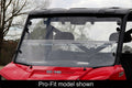 Seizmik 10-14 Polaris 400-570 Ranger Mid-Size - 1.75 in. Versa-Fold Windshield - UV Resistant Poly