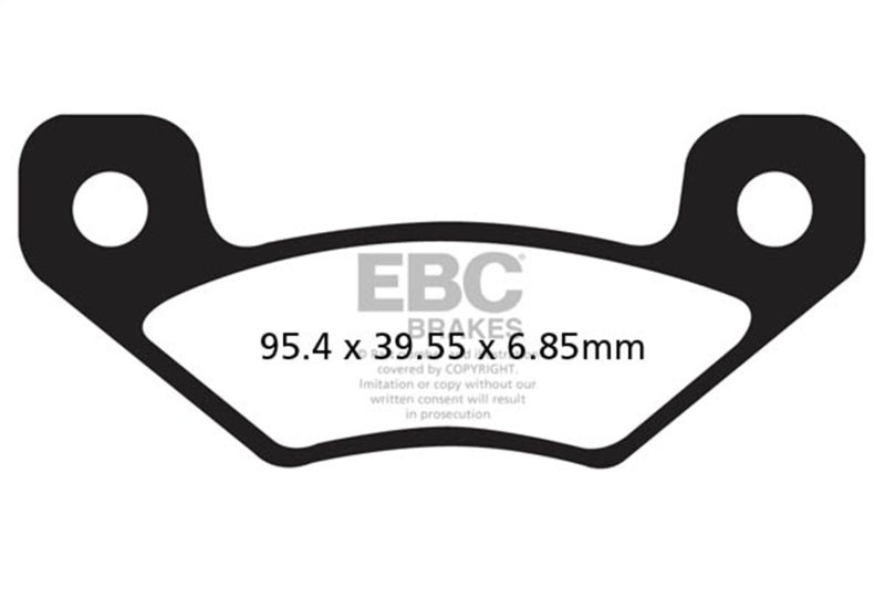 EBC 13-14 Can Am Commander 800 (STD 800R/RX 1000/Locking Rear Diff) Front Left/Right R Brake Pads