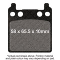EBC 75-76 Honda CB 750 F Supersport Rear Left FA-SFA-TT-X Brake Pads