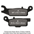 EBC 08-13 Yamaha YFM 250 Raptor Front Right FA-SFA-X Brake Pads