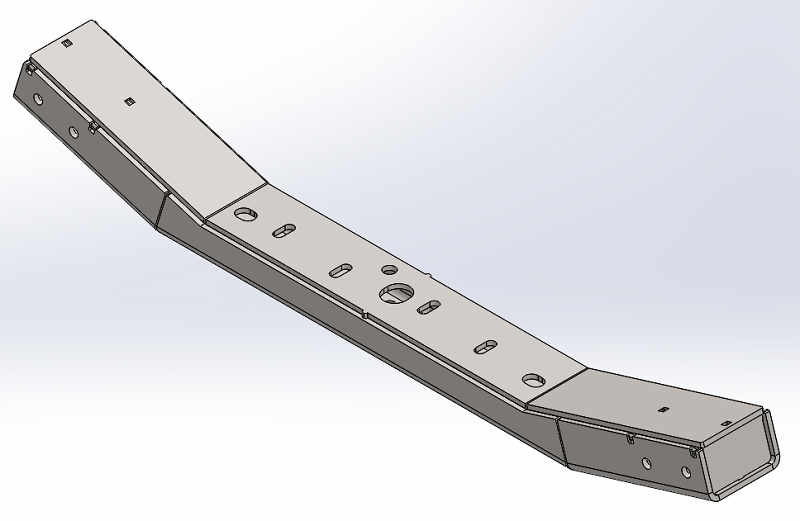 Artec Industries 07-18 Jeep Wrangler JK Hd Crossmember Model Year: 2007-2011